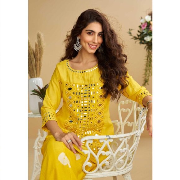 PREMIUM REAL SILK SALWAR SUIT - Picture 7 of 16